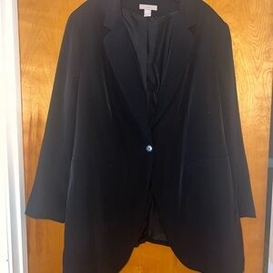 H&M Black Blazer Classic Suit Jacket